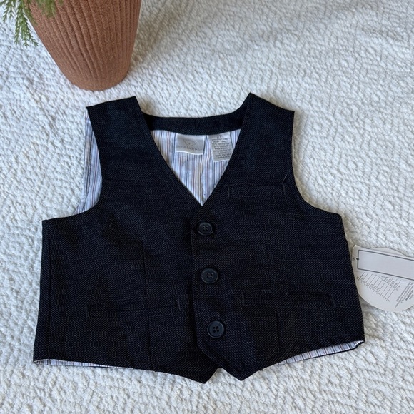 Koala Kids Elegant Black Vest Size 2 - Picture 1 of 6